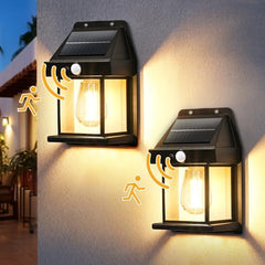 Solar Sensor Motion Wall Lights Tungsten Lamps®